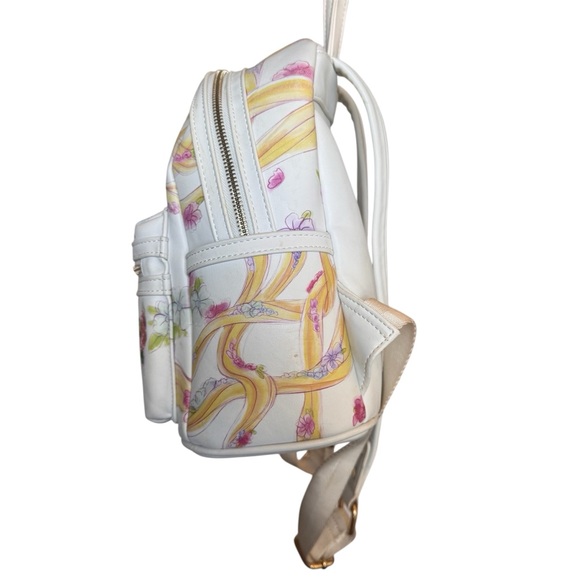 Danielle Nicole Disney Tangled Rapunzel Flow Hair mini backpack. - Picture 2 of 13